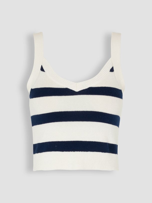 Ontdek de Celly wolmix gestreepte cropped top van Baum und Pferdgarten in de kleur donkerblauw bij Orangebag. Op werkdagen voor 21:45 besteld, morgen in huis.