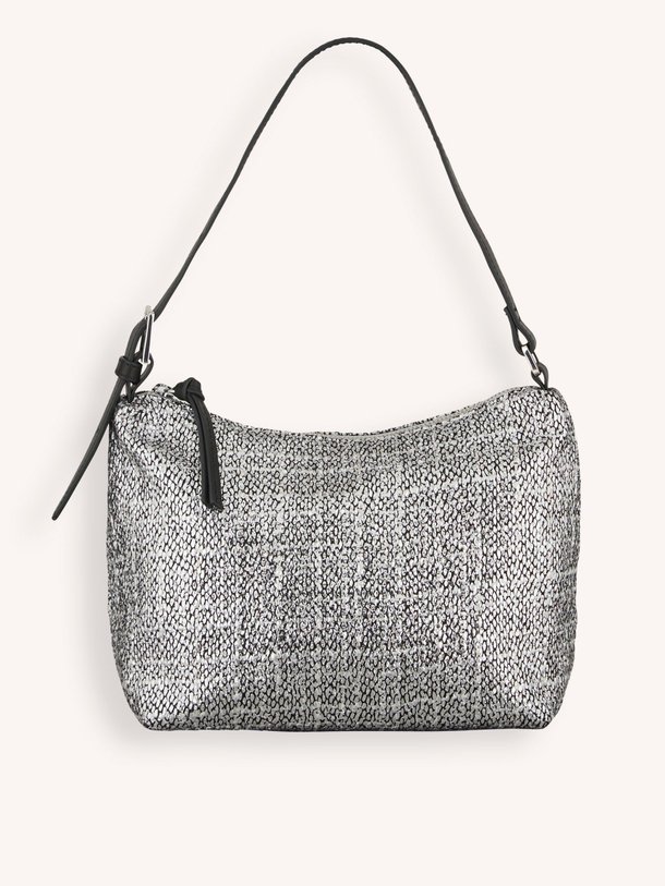 Ontdek de Metla. geweven metallic schoudertas van Becksondergaard in de kleur Zilverkleur bij Orangebag. Op werkdagen voor 21:45 besteld, morgen in huis.