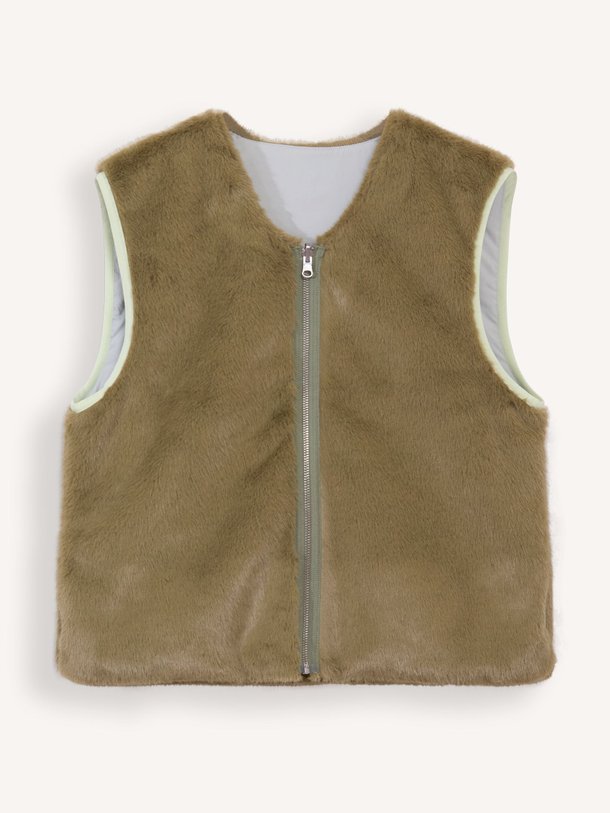 Ontdek de Hess fake fur gilet van Bellerose in de kleur olijfgroen bij Orangebag. Op werkdagen voor 21:45 besteld, morgen in huis.