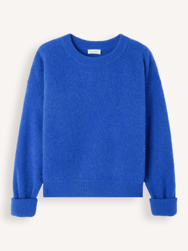 Ontdek de Vitow alpacamix trui van American Vintage in de kleur Blauw bij Orangebag. Op werkdagen voor 21:45 besteld, morgen in huis.