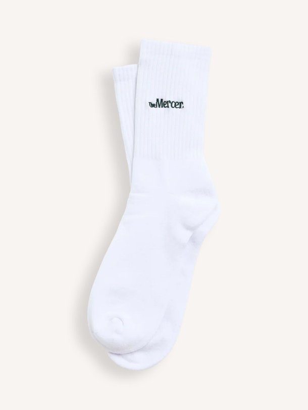 Ontdek de Katoenmix sokken van Mercer Amsterdam in de kleur Wit bij Orangebag. Op werkdagen voor 21:45 besteld, morgen in huis.