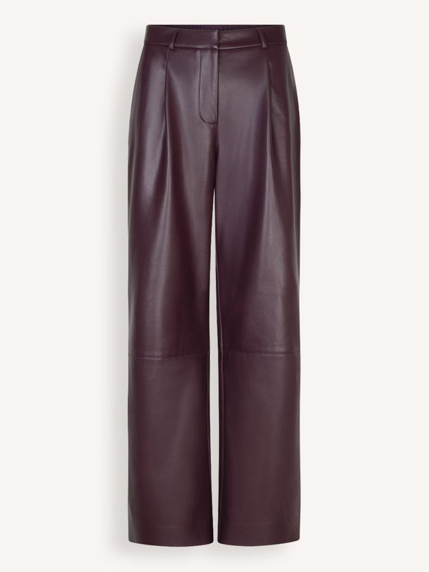 Ontdek de Jules geweven leatherlook broek van Dante 6 in de kleur bordeauxrood bij Orangebag. Op werkdagen voor 21:45 besteld, morgen in huis.