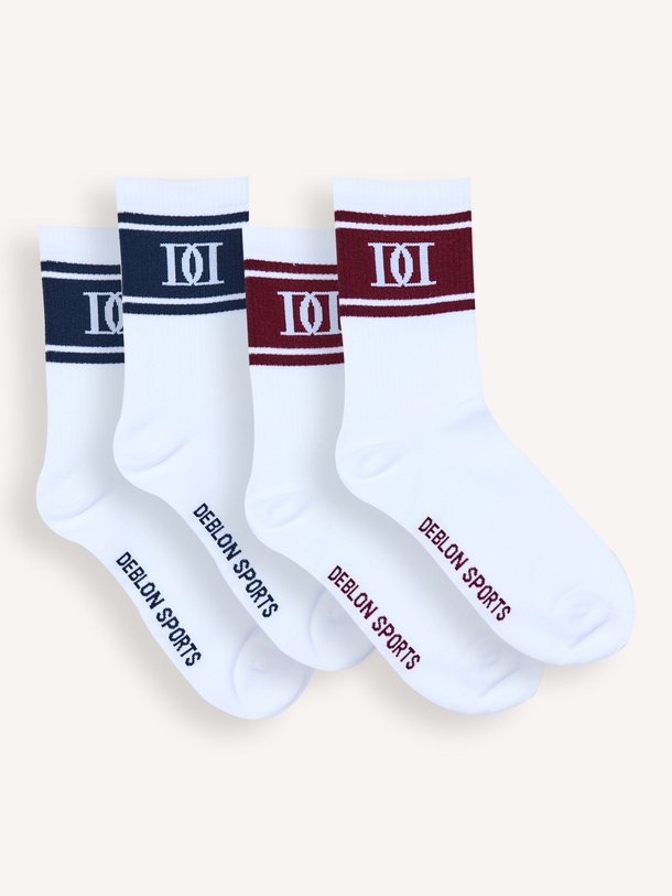 Ontdek de Katoenmix sokken met logo van Deblon in de kleur Wit bij Orangebag. Op werkdagen voor 21:45 besteld, morgen in huis.