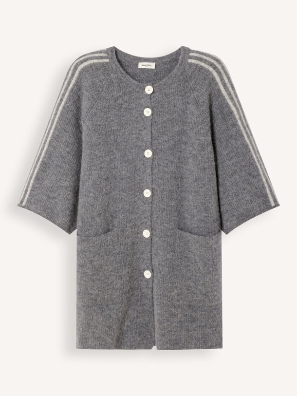 Ontdek de Vitow alpacamix gemêleerd vest van American Vintage in de kleur Donkergrijs bij Orangebag. Op werkdagen voor 21:45 besteld, morgen in huis.