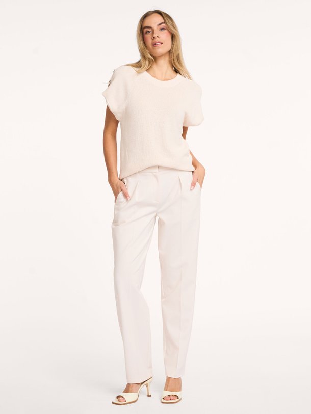 Ontdek de Sutton viscosemix pantalon van Dante 6 in de kleur Crème bij Orangebag. Op werkdagen voor 21:45 besteld, morgen in huis.