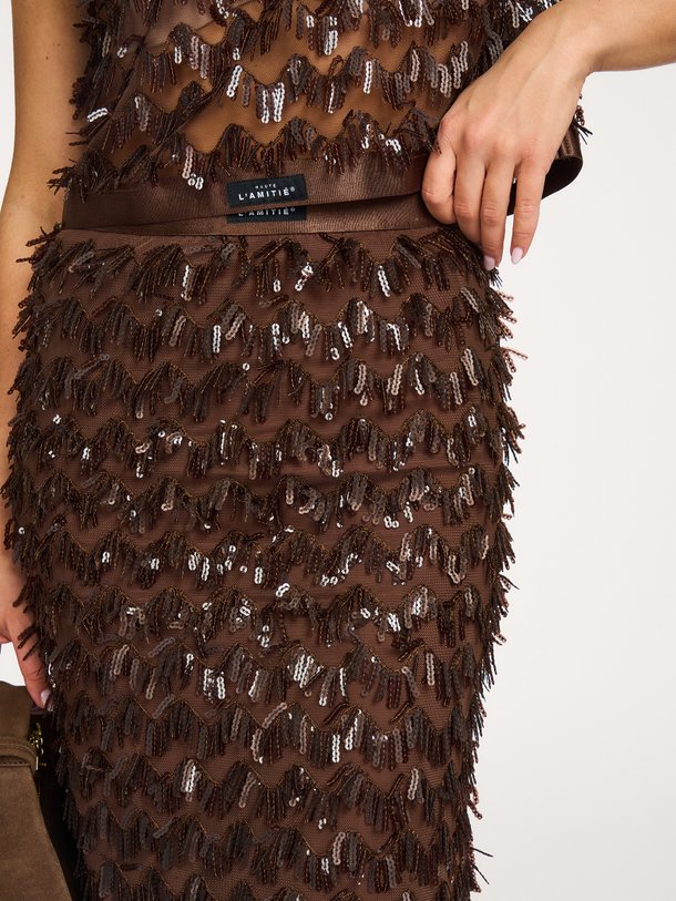 Ontdek de Haute L'Amitié Limone Pencil Skirt bij Orangebag. Een elegante kokerrok met unieke textuur en een prachtige pasvorm voor een stijlvolle look.