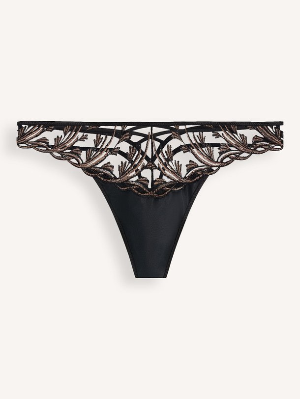 Ontdek de Cosmic Romance mesh tanga met borduursel van Aubade in de kleur Zwart bij Orangebag. Op werkdagen voor 21:45 besteld, morgen in huis.