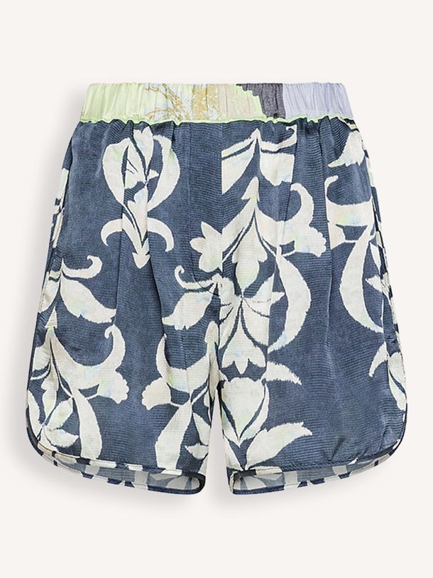 Ontdek de Viscose short met print van forte_forte in de kleur donkerblauw bij Orangebag. Op werkdagen voor 21:45 besteld, morgen in huis.