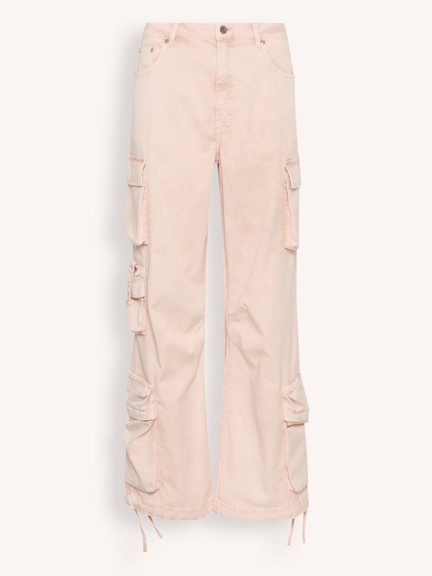 Ontdek de Ninnia katoenmix cargo broek van Gestuz in de kleur lichtroze bij Orangebag. Op werkdagen voor 21:45 besteld, morgen in huis.