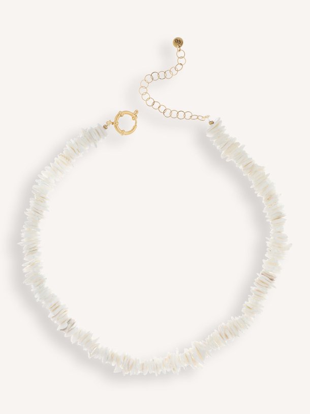 Ontdek de Vergulde schelpenketting van Ellen Beekmans in de kleur wit bij Orangebag. Op werkdagen voor 21:45 besteld, morgen in huis.