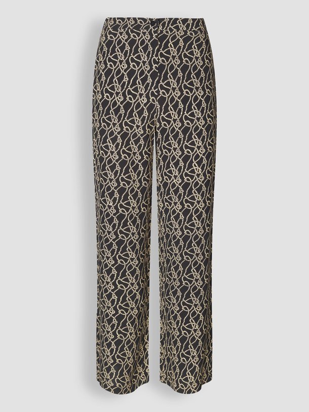 Ontdek de Feline viscose broek met print van Modstrom in de kleur zwart bij Orangebag. Op werkdagen voor 21:45 besteld, morgen in huis.