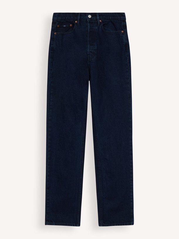 Ontdek de Suki mid waist straight fit non-stretch jeans van Denham in de kleur donkerblauw bij Orangebag. Op werkdagen voor 21:45 besteld, morgen in huis.