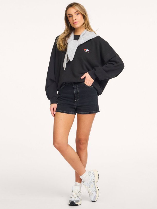 Ontdek de Yopday high waist slim fit short van American Vintage in de kleur Zwart bij Orangebag. Op werkdagen voor 21:45 besteld, morgen in huis.