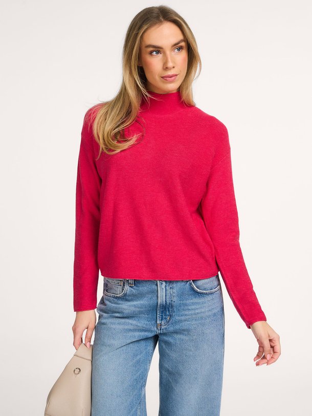 Ontdek de Wolmix trui van Yaya in de kleur Rood bij Orangebag. Op werkdagen voor 21:45 besteld, morgen in huis.