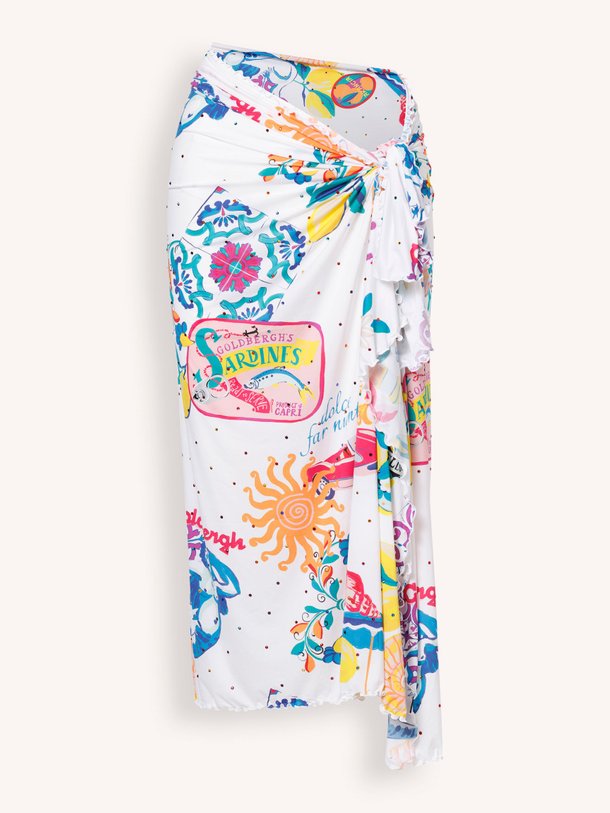 Ontdek de Luisa jersey pareo met print en strass van Goldbergh in de kleur Wit bij Orangebag. Op werkdagen voor 21:45 besteld, morgen in huis.