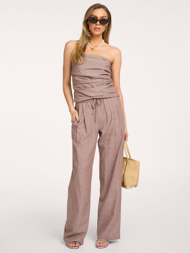 Ontdek de Jiho katoenmix strapless top van Co'Couture in de kleur Lichtbruin bij Orangebag. Op werkdagen voor 21:45 besteld, morgen in huis.