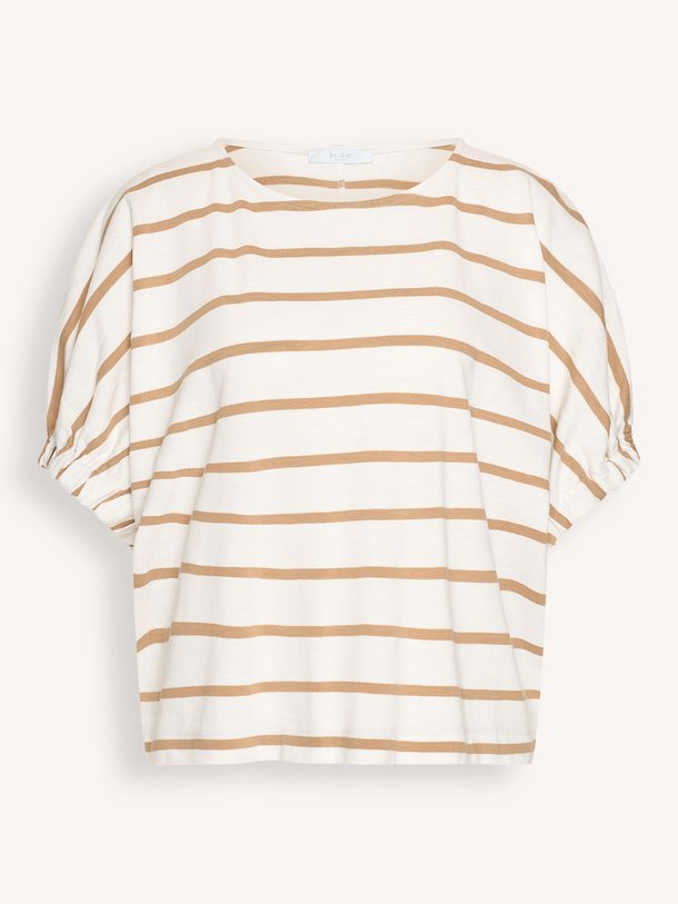 Ontdek de Merle organic cotton gestreepte top van By-Bar in de kleur Beige bij Orangebag. Op werkdagen voor 21:45 besteld, morgen in huis.