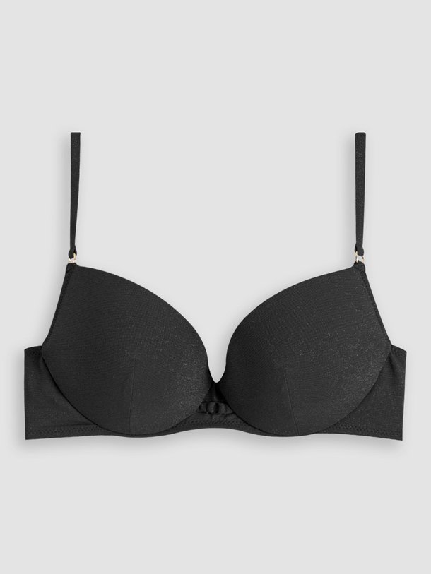 Ontdek de Summer Glow push up bikinitop met lurex van Aubade in de kleur zwart bij Orangebag. Op werkdagen voor 21:45 besteld, morgen in huis.