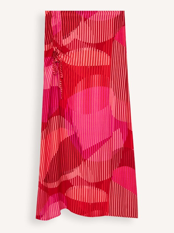 Ontdek de Sublim viscose rok met print van La Fee Maraboutee in de kleur Rood bij Orangebag. Op werkdagen voor 21:45 besteld, morgen in huis.