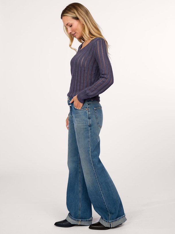 Ontdek de K208 Viscosemix lurex trui van Majestic Filatures in de kleur grijsblauw bij Orangebag. Op werkdagen voor 21:45 besteld, morgen in huis.