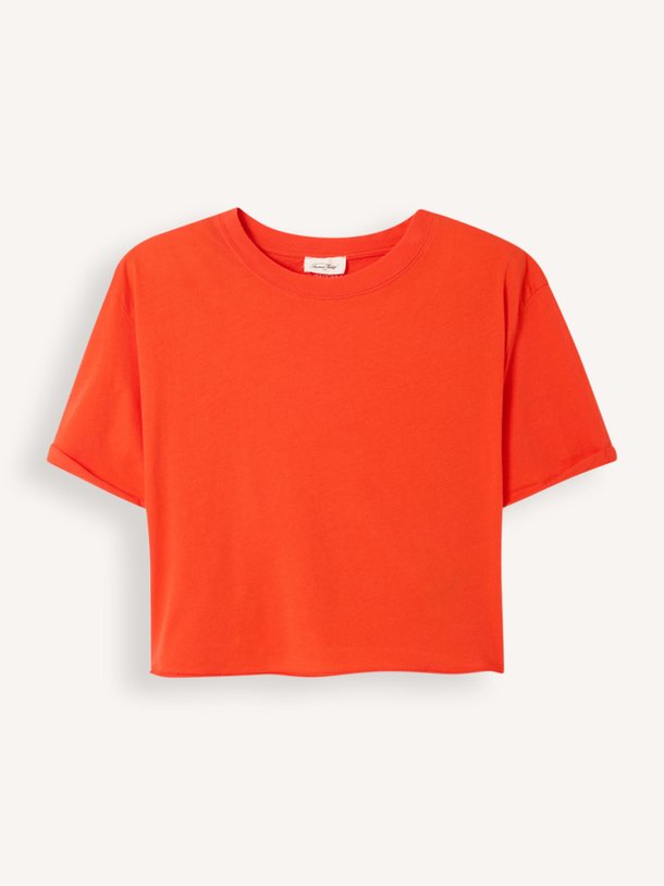 Ontdek de Apoly katoenen T-shirt van American Vintage in de kleur Rood bij Orangebag. Op werkdagen voor 21:45 besteld, morgen in huis.
