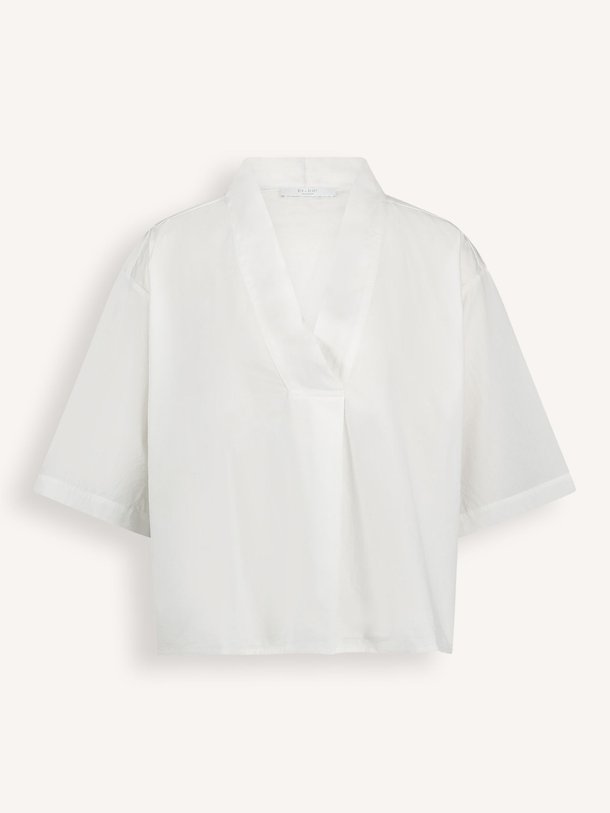 Ontdek de Owen katoenen poplin top van By-Bar in de kleur wit bij Orangebag. Op werkdagen voor 21:45 besteld, morgen in huis.