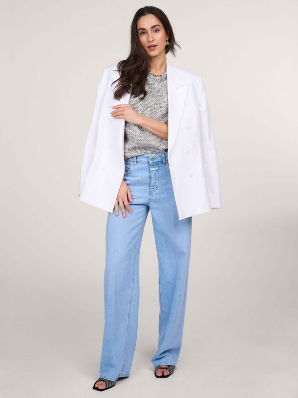 Ontdek de Honduras katoenmix tweed top van Essentiel Antwerp in de kleur grijs bij Orangebag. Op werkdagen voor 21:45 besteld, morgen in huis.