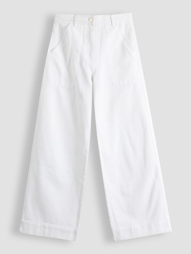 Ontdek de Ernest high waist wide leg non-stretch jeans van Sessun in de kleur wit bij Orangebag. Op werkdagen voor 21:45 besteld, morgen in huis.