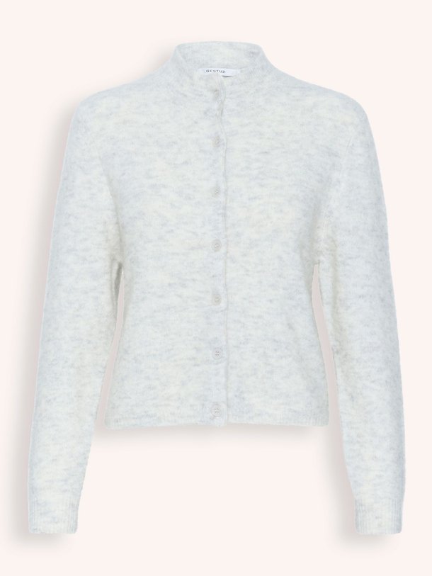 Ontdek de Debbie mohairmix gemêleerd vest van Gestuz in de kleur lichtgrijs bij Orangebag. Op werkdagen voor 21:45 besteld, morgen in huis.