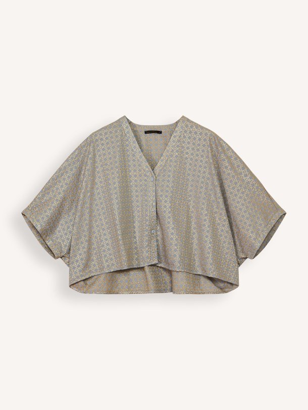 Ontdek de Katoenen blouse met borduursel van Greek Archaic Kori in de kleur lichtblauw bij Orangebag. Op werkdagen voor 21:45 besteld, morgen in huis.