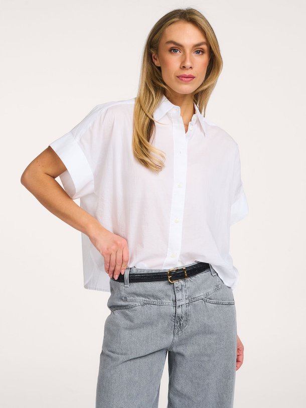 Ontdek de Katoenen blouse van Closed in de kleur Wit bij Orangebag. Op werkdagen voor 21:45 besteld, morgen in huis.