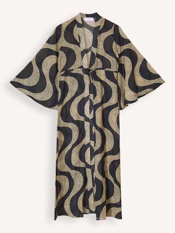 Ontdek de Mila organic cotton maxi jurk van The Belle Of The Beach in de kleur zwart bij Orangebag. Op werkdagen voor 21:45 besteld, morgen in huis.