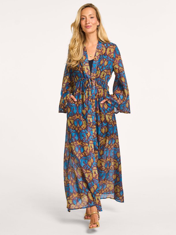 Ontdek de Mila organic cotton maxi jurk van The Belle Of The Beach in de kleur blauw bij Orangebag. Op werkdagen voor 21:45 besteld, morgen in huis.