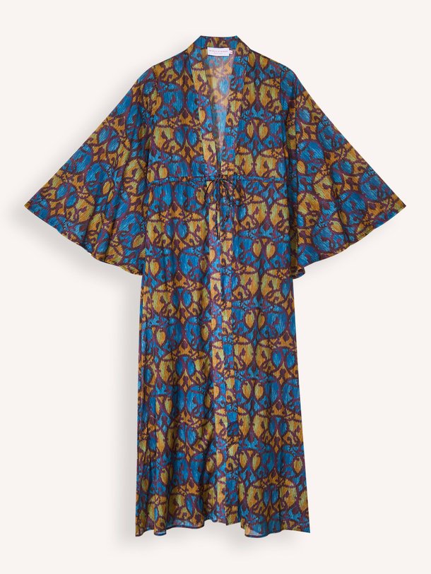 Ontdek de Mila organic cotton maxi jurk van The Belle Of The Beach in de kleur blauw bij Orangebag. Op werkdagen voor 21:45 besteld, morgen in huis.