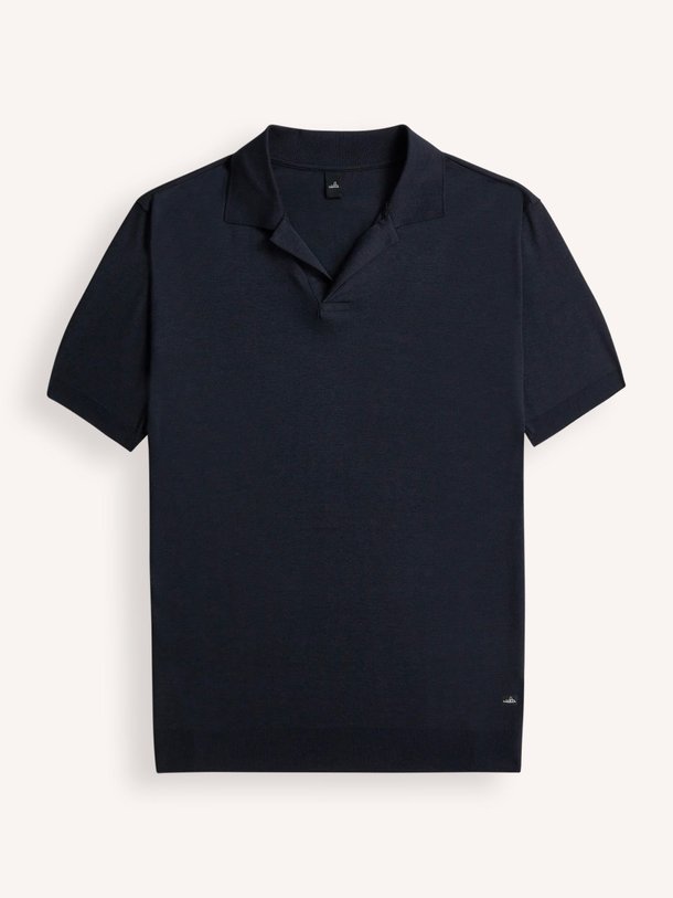 Ontdek de Daley katoenen piqué polo van Wahts in de kleur Donkerblauw bij Orangebag. Op werkdagen voor 21:45 besteld, morgen in huis.