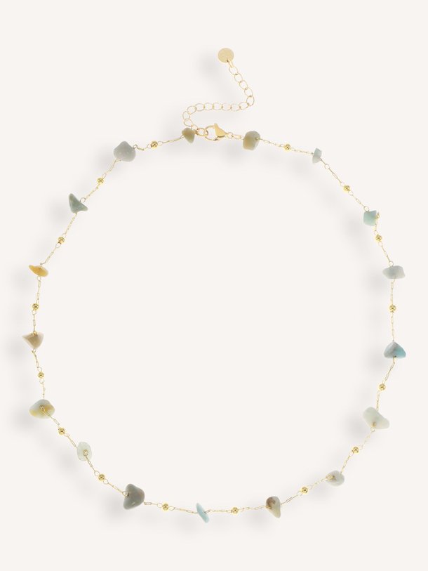 Ontdek de Vergulde halsketting met steentjes van Ellen Beekmans in de kleur Groen bij Orangebag. Op werkdagen voor 21:45 besteld, morgen in huis.