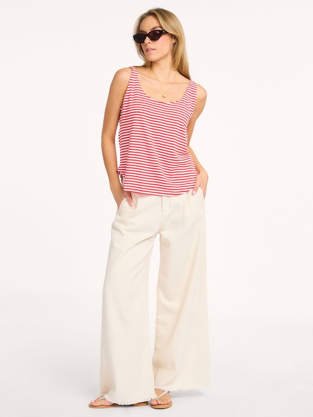 Ontdek de Kid katoenen gestreepte top van By-Bar in de kleur Rood bij Orangebag. Op werkdagen voor 21:45 besteld, morgen in huis.