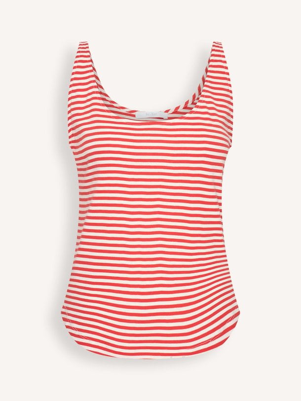Ontdek de Kid katoenen gestreepte top van By-Bar in de kleur Rood bij Orangebag. Op werkdagen voor 21:45 besteld, morgen in huis.