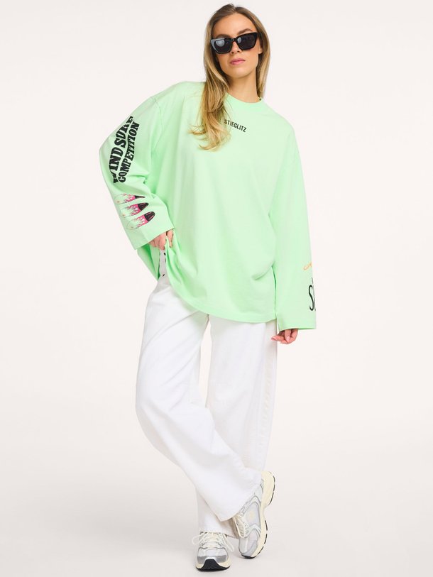 Ontdek de Monica katoenen oversized longsleeve van Stieglitz in de kleur Groen bij Orangebag. Op werkdagen voor 21:45 besteld, morgen in huis.