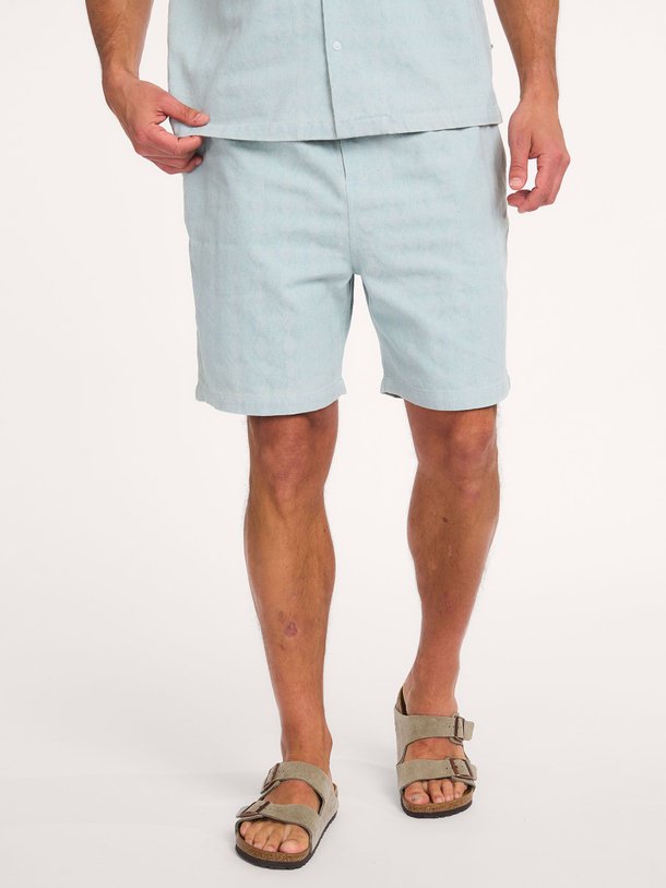 Ontdek de Lazorn denim short with dessin van Law of the Sea in de kleur Lichtblauw bij Orangebag. Op werkdagen voor 21:45 besteld, morgen in huis.