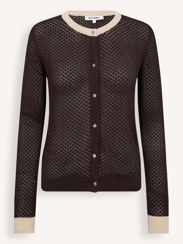 Ontdek de Lue viscose vest van Co'Couture in de kleur Bruin bij Orangebag. Op werkdagen voor 21:45 besteld, morgen in huis.