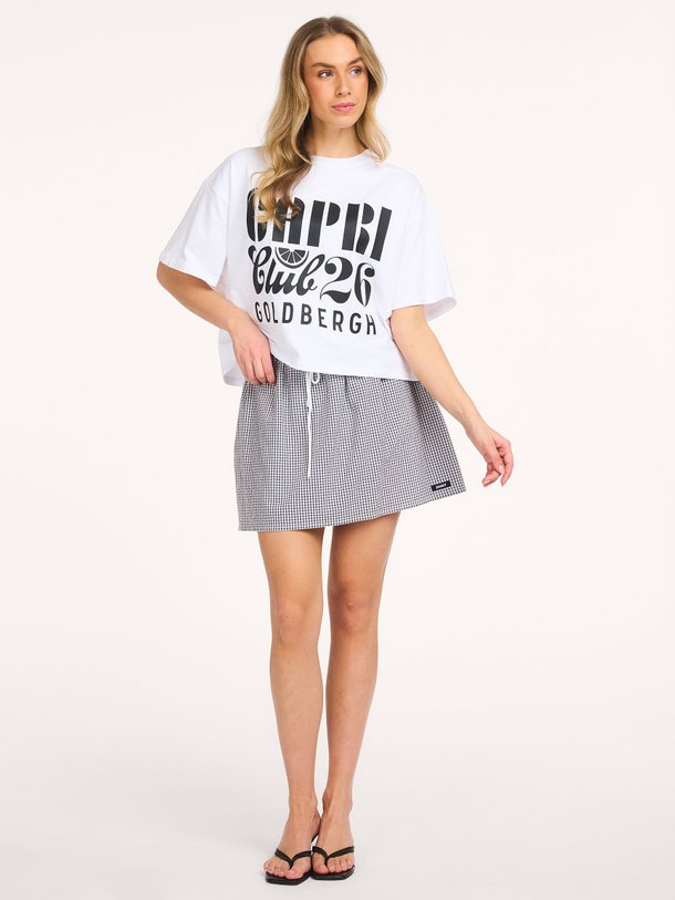 Ontdek de Lumea organic cottonmix T-shirt met print van Goldbergh in de kleur Wit bij Orangebag. Op werkdagen voor 21:45 besteld, morgen in huis.