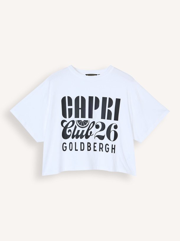 Ontdek de Lumea organic cottonmix T-shirt met print van Goldbergh in de kleur Wit bij Orangebag. Op werkdagen voor 21:45 besteld, morgen in huis.