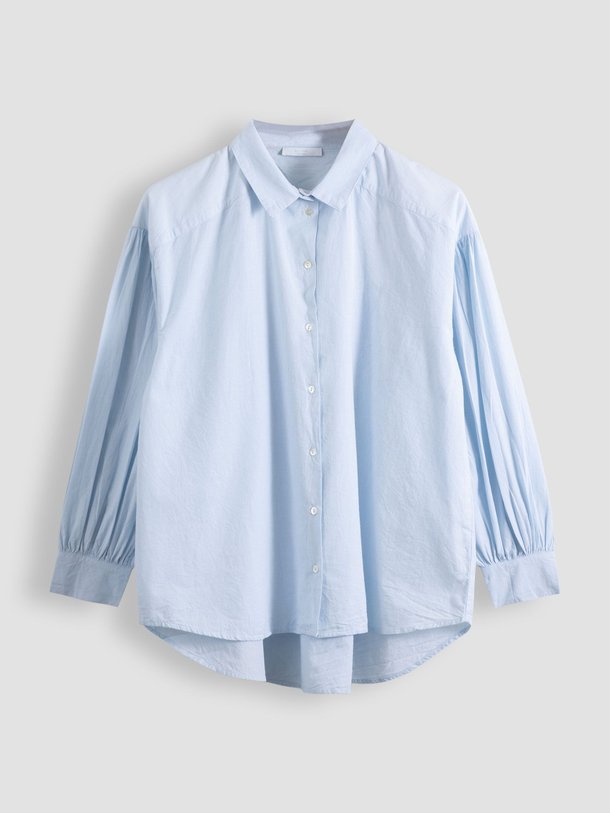 Ontdek de Sarah long katoenen blouse van By-Bar in de kleur lichtblauw bij Orangebag. Op werkdagen voor 21:45 besteld, morgen in huis.