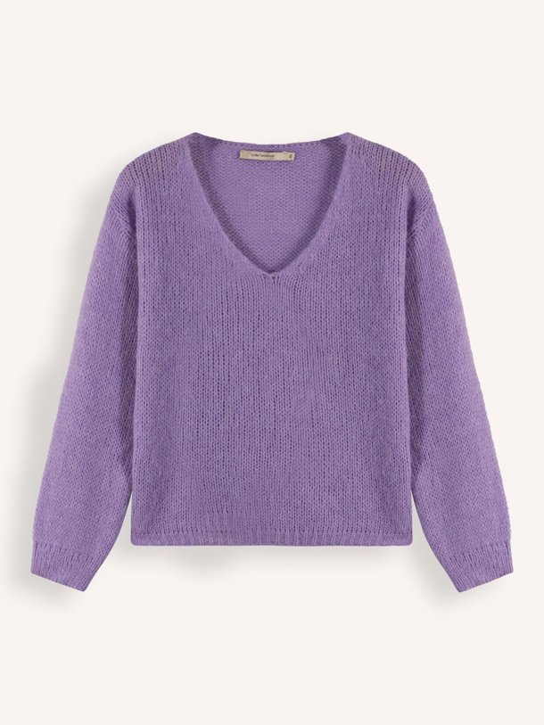Ontdek de Zimra alpacamix gemêleerde trui van La Fee Maraboutee in de kleur lavendel bij Orangebag. Op werkdagen voor 21:45 besteld, morgen in huis.