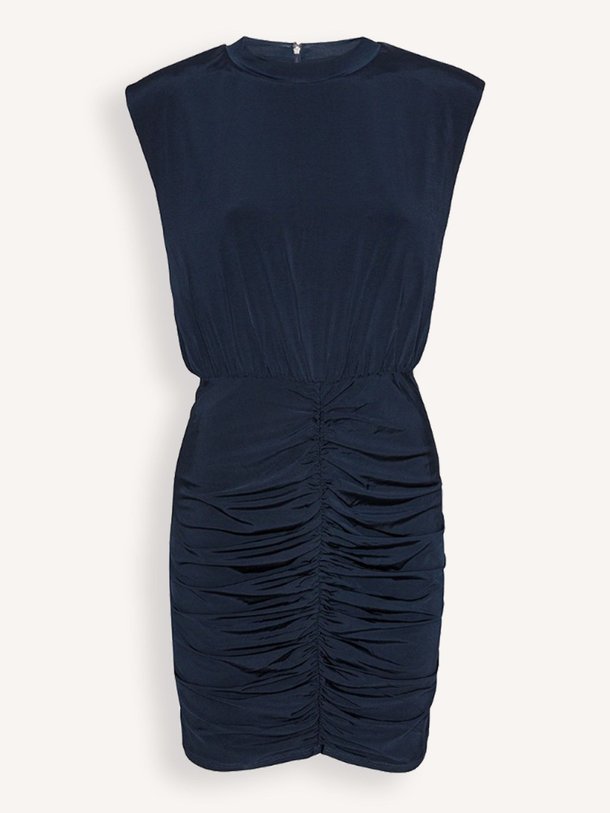 Ontdek de Viscosemix jurk van Rotate Birger Christensen in de kleur donkerblauw bij Orangebag. Op werkdagen voor 21:45 besteld, morgen in huis.