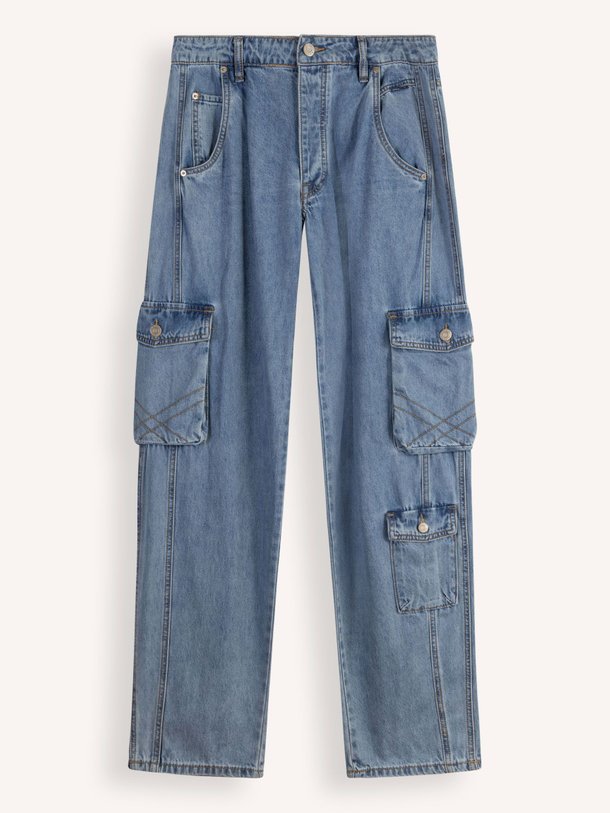 Ontdek de High waist wide leg cargo jeans van Summum in de kleur blauw bij Orangebag. Op werkdagen voor 21:45 besteld, morgen in huis.