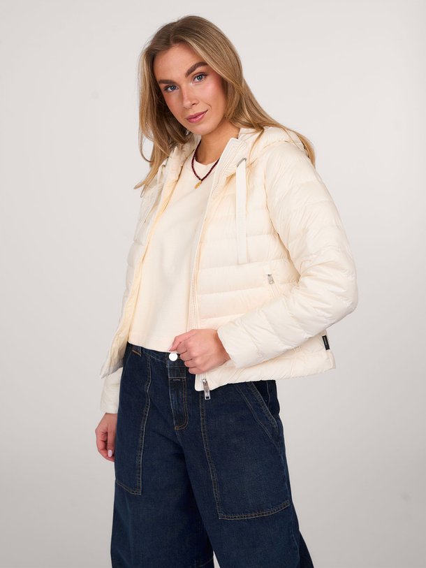 Ontdek de Geweven gewatteerd jack van Woolrich in de kleur off-white bij Orangebag. Op werkdagen voor 21:45 besteld, morgen in huis.
