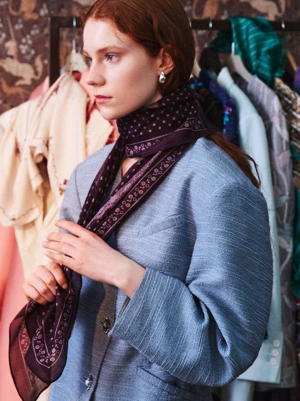 Ontdek de Tabby zijden sjaal met bloemen print van Becksondergaard in de kleur Aubergine bij Orangebag. Op werkdagen voor 21:45 besteld, morgen in huis.