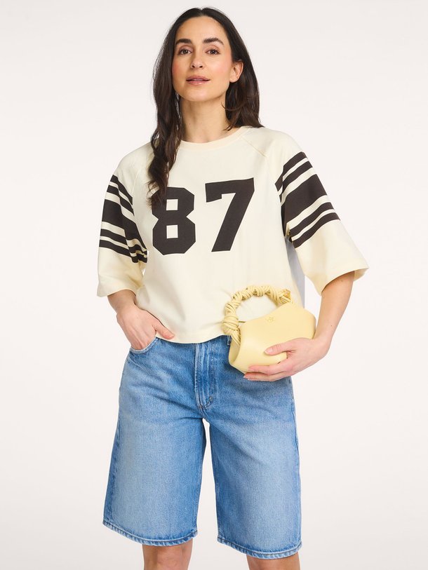 Ontdek de Ely katoenmix T-shirt met print van Co'Couture in de kleur Bruin bij Orangebag. Op werkdagen voor 21:45 besteld, morgen in huis.